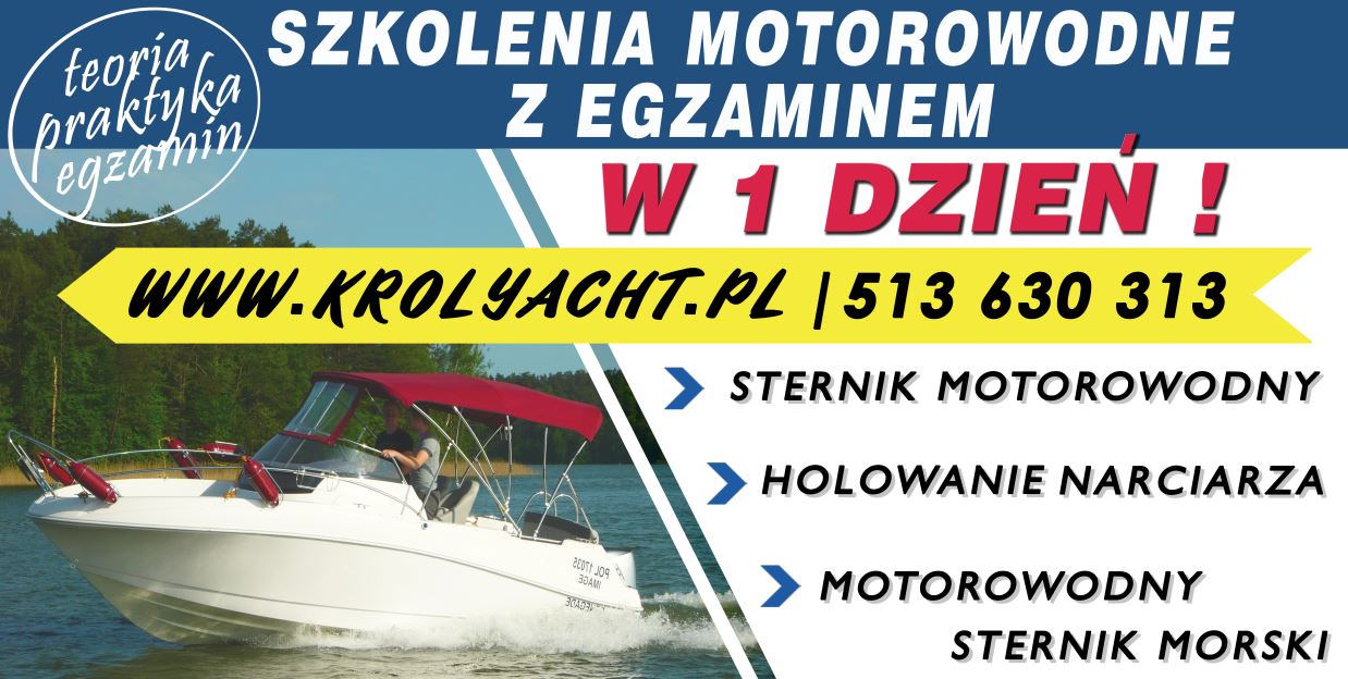 Morski Sternik motorowodny w 1 dzień - TYLKO TERAZ - TYLKO U NAS